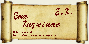 Ema Kuzminac vizit kartica